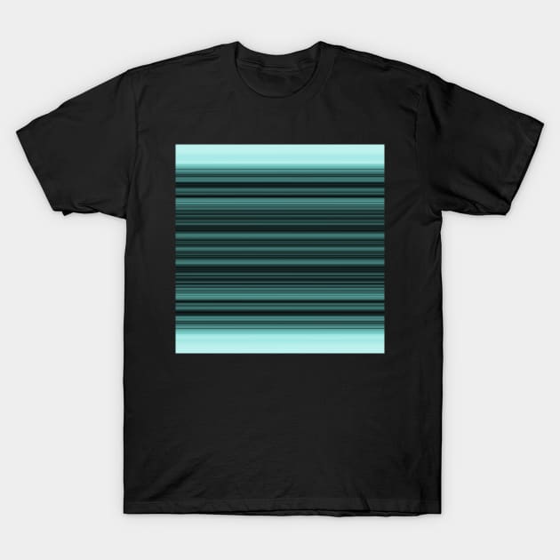 stripes in teal and mint T-Shirt by hereswendy